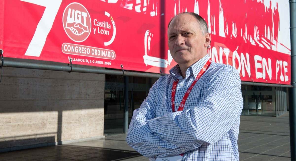 Faustino Temprano, secretario regional de UGT Castilla y León