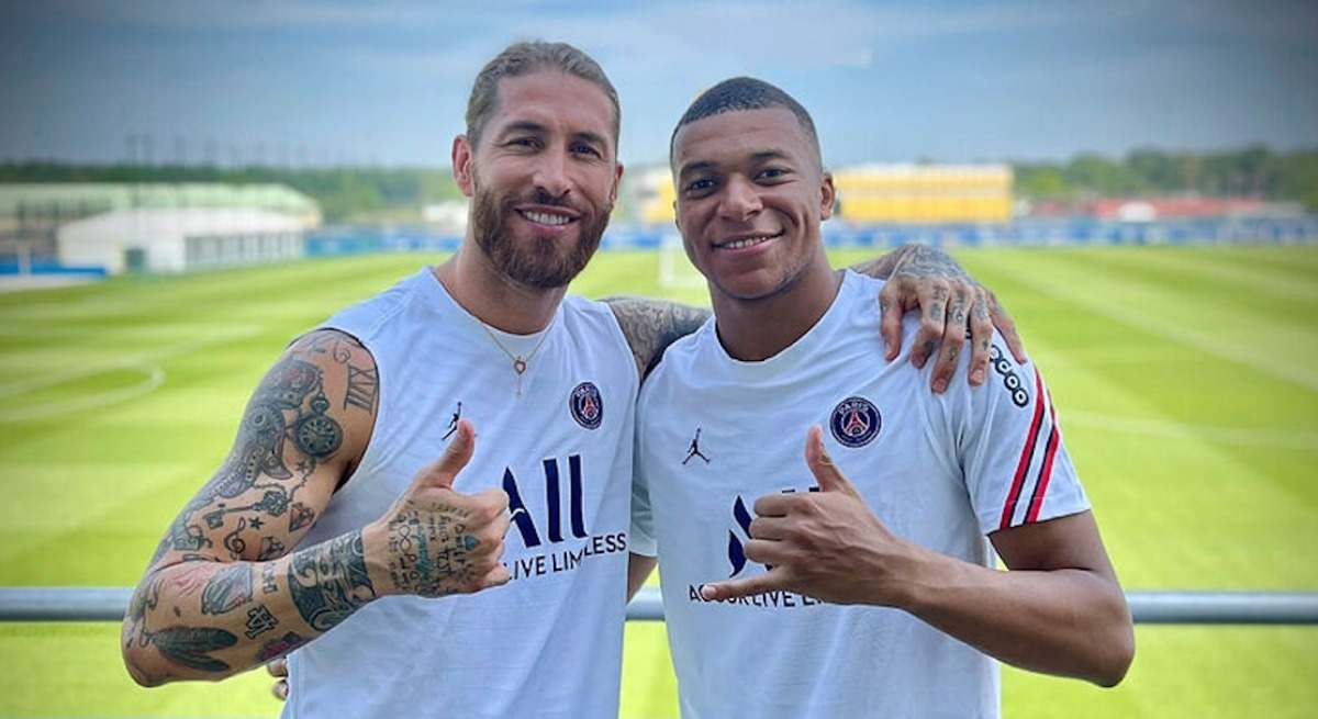 Ramos y Mbappe