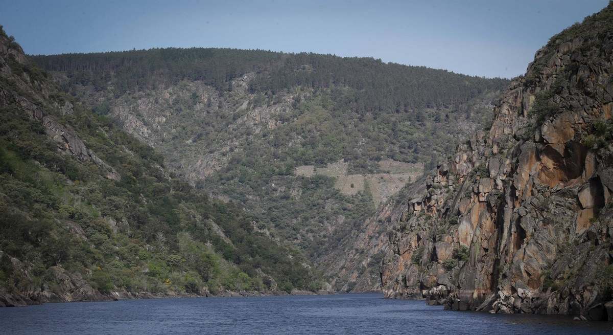 Cañones del Sil en la Ribeira Sacra (Ourense).