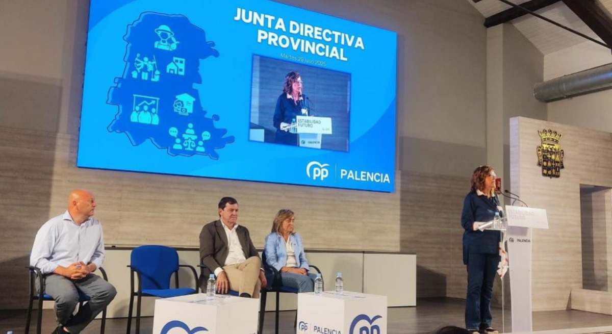 Mañueco interviene en un acto del PP en Palencia