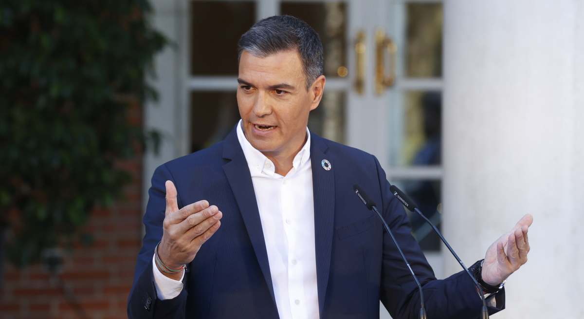 Pedro Sánchez comparece en La Moncloa