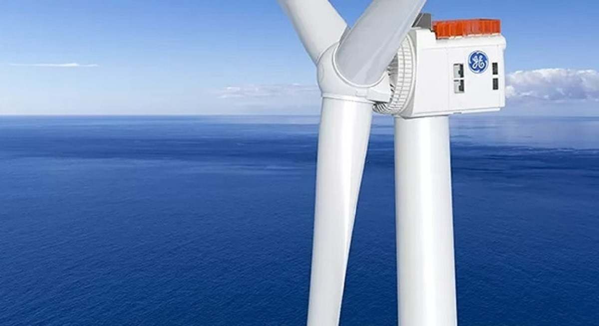 Aerogenerador fabricado por GE Vernova. EE