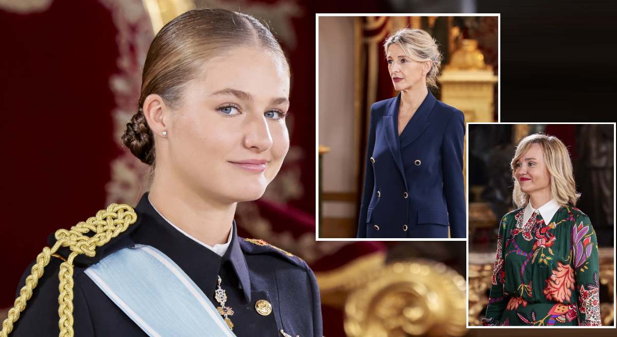 Leonor Yolanda Díaz Pilar Alegría Fiesta Nacional 