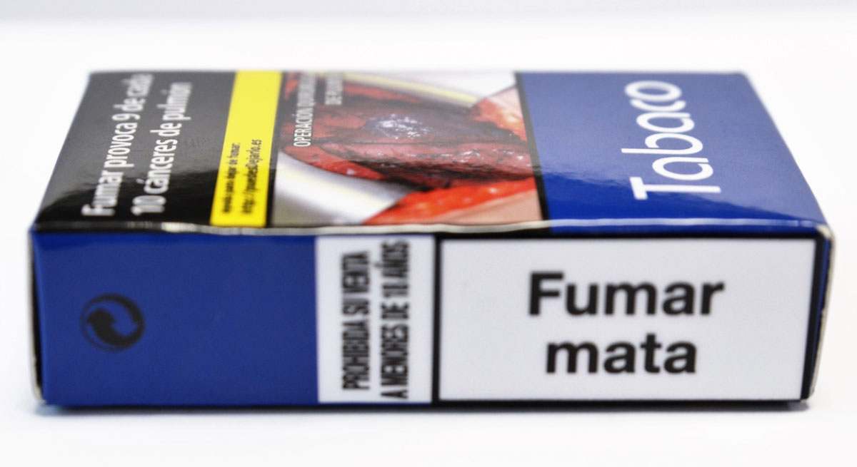 Una cajetilla genérica de tabaco
