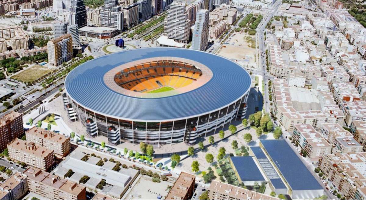 Recreación del Nou Mestalla