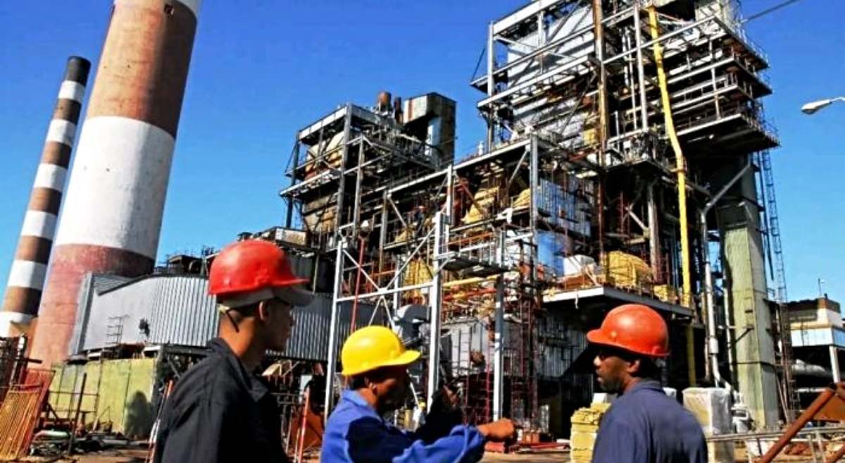 Una central eléctrica cubana