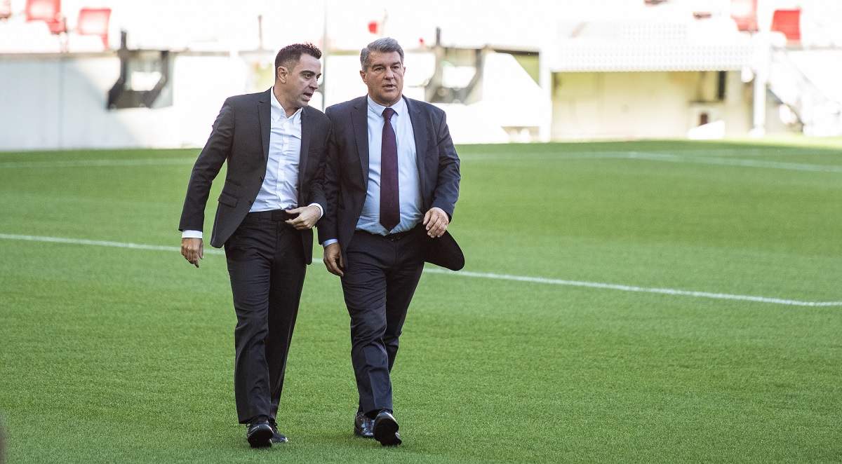 Laporta y Xavi