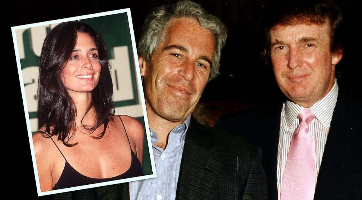 Trump y Epstein con Stacey Williams
