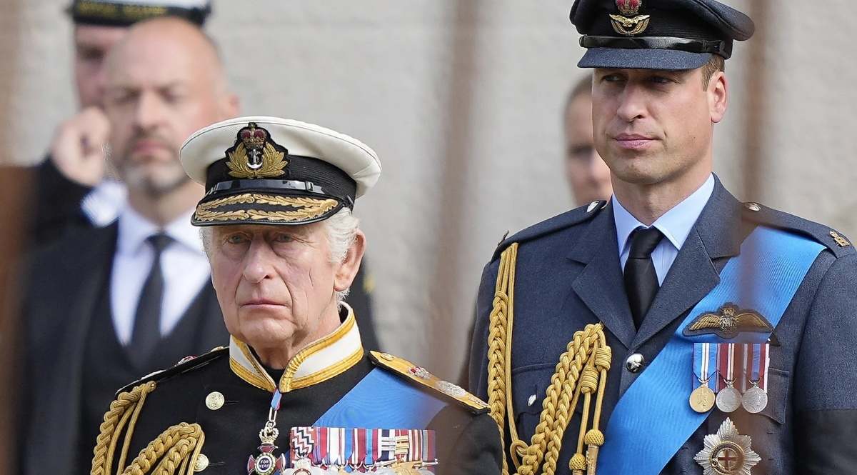 Carlos III y el príncipe Guillermo
