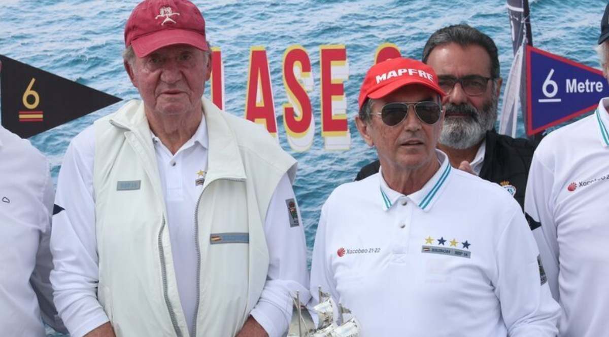 Juan Carlos I y Pedro Campos