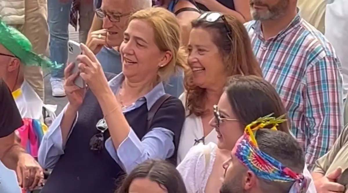 Infanta Cristina en Las Palmas 