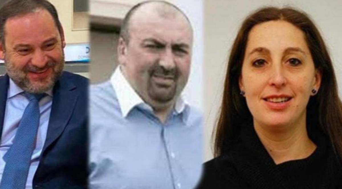 Koldo García, Ábalos y Patricia Úriz