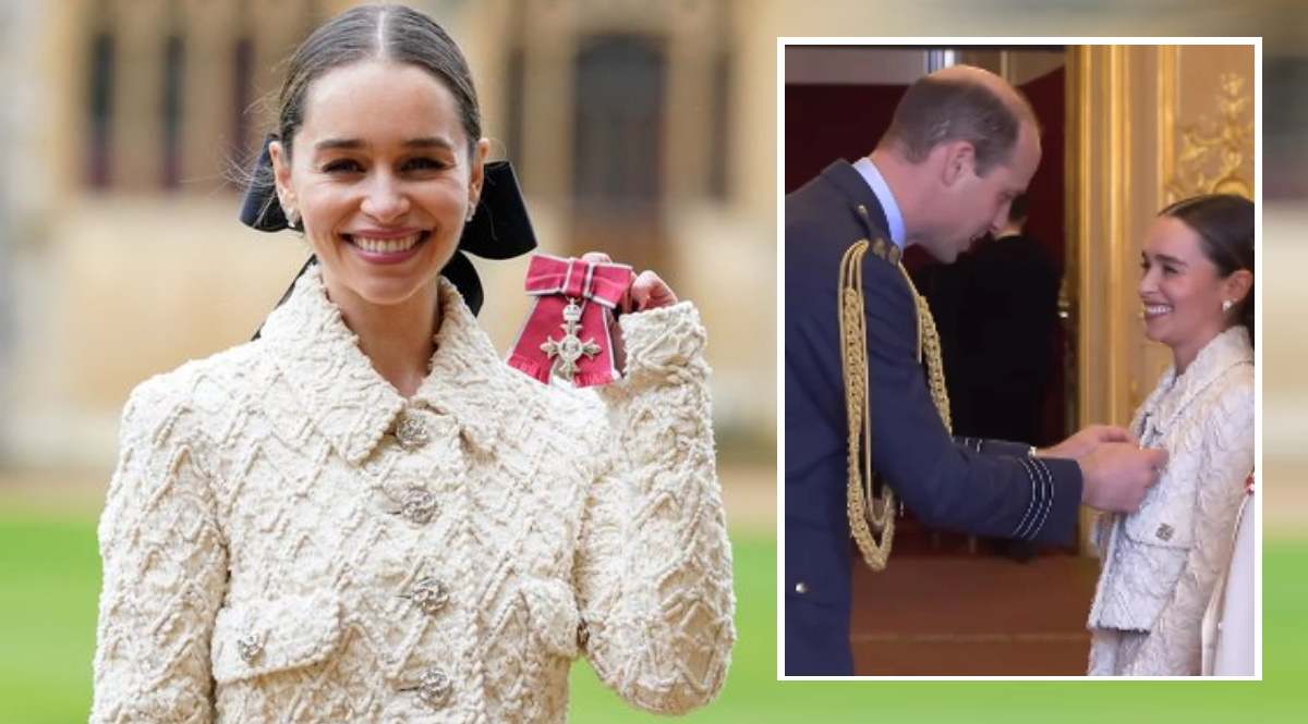 Emilia Clarke y el príncipe Guillermo
