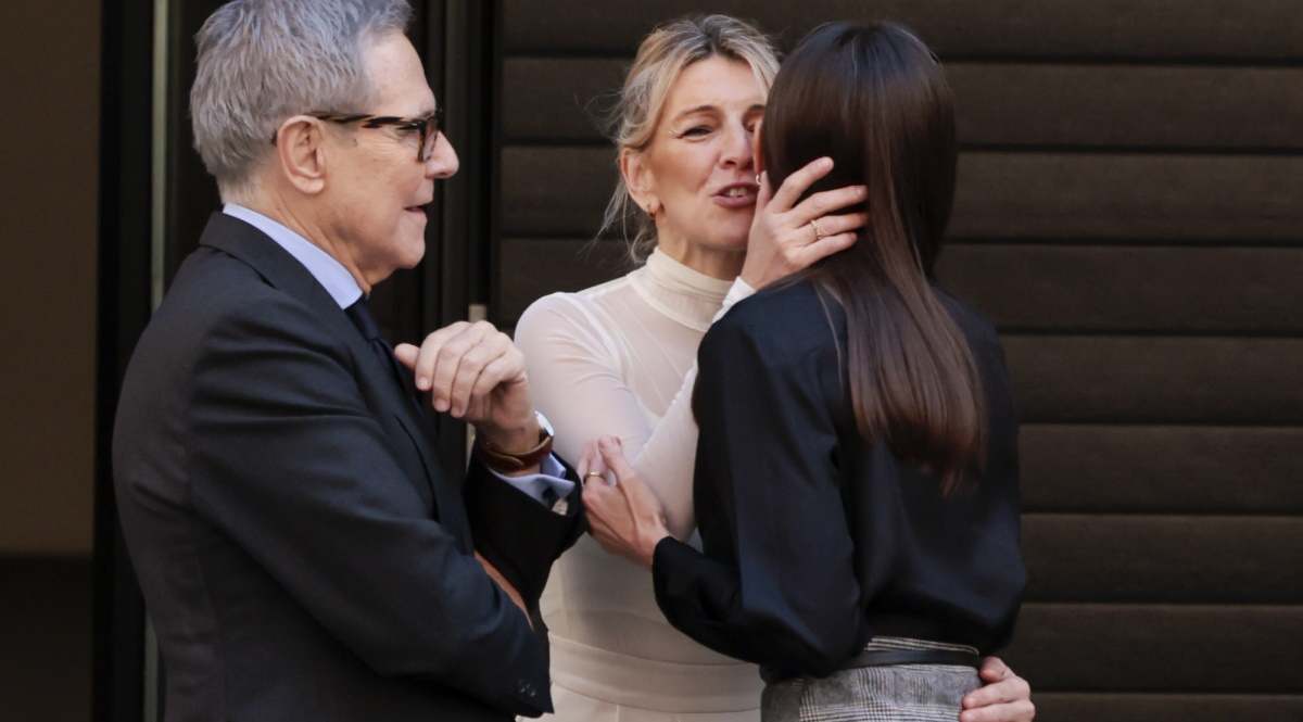 Reina Letizia y Yolanda Díaz