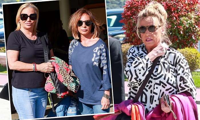 Belén Esteban y María Patiño arropan a Lydia Lozano, destrozada tras la muerte de su madre