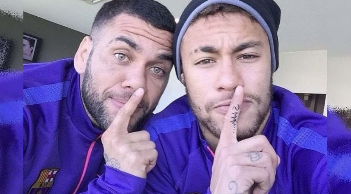 Dani Alves y Neymar 