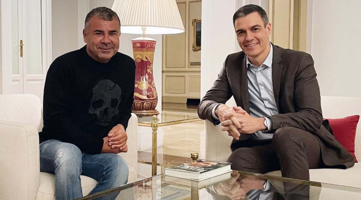 Jorge Javier Vázquez con Pedro Sánchez