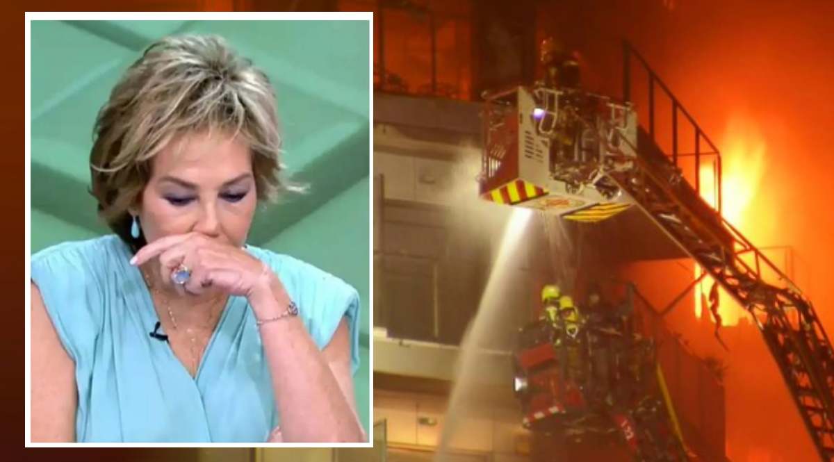 Ana Rosa emocionada por incendio