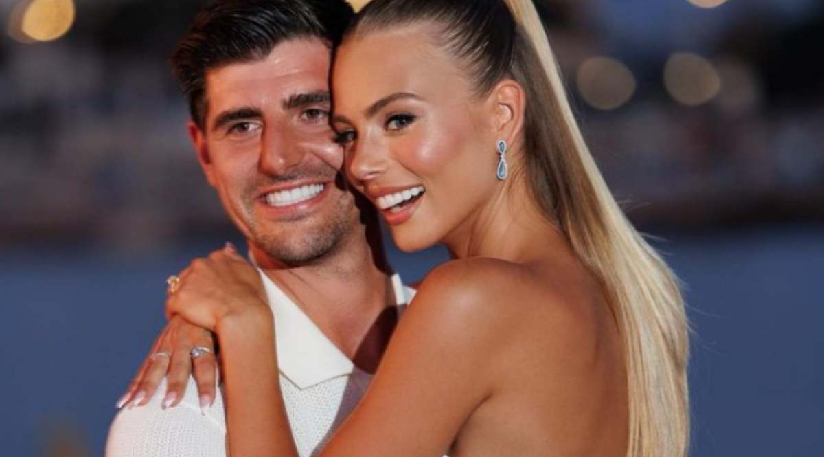 Thibaut Courtois y Mishel Gerzig
