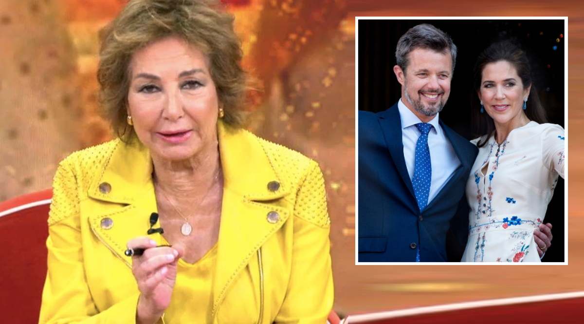 Ana Rosa con los reyes de Dinamarca