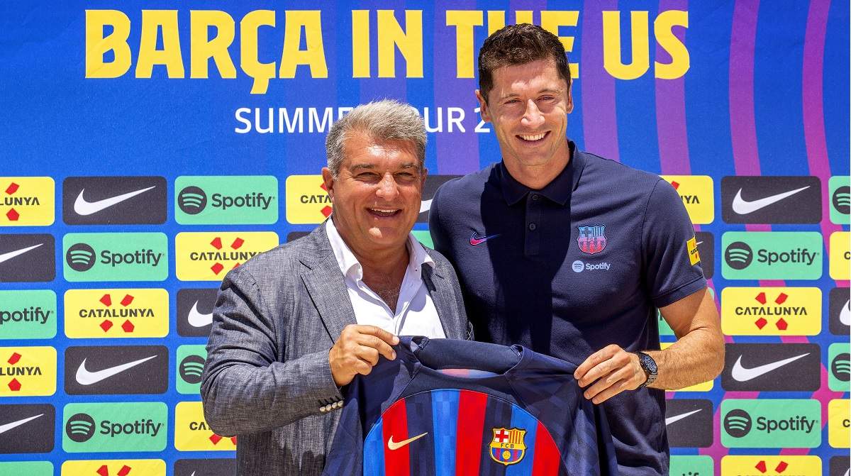 Laporta y Lewandowski