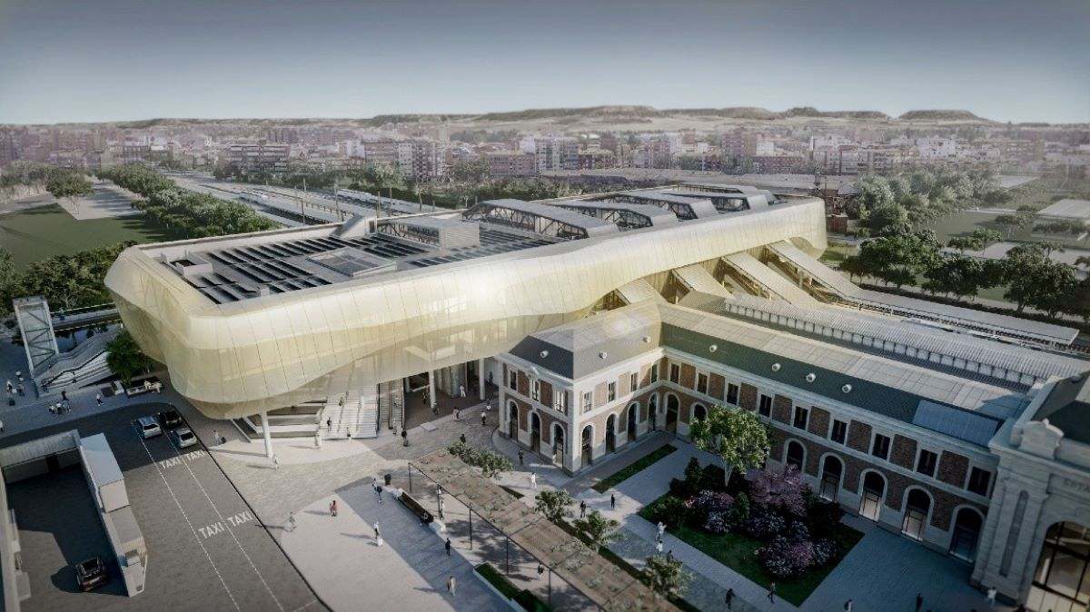 Imagen de la futura estación de Valladolid