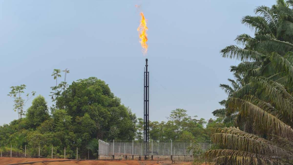 Petróleo crudo Colombia yacimiento gas quema