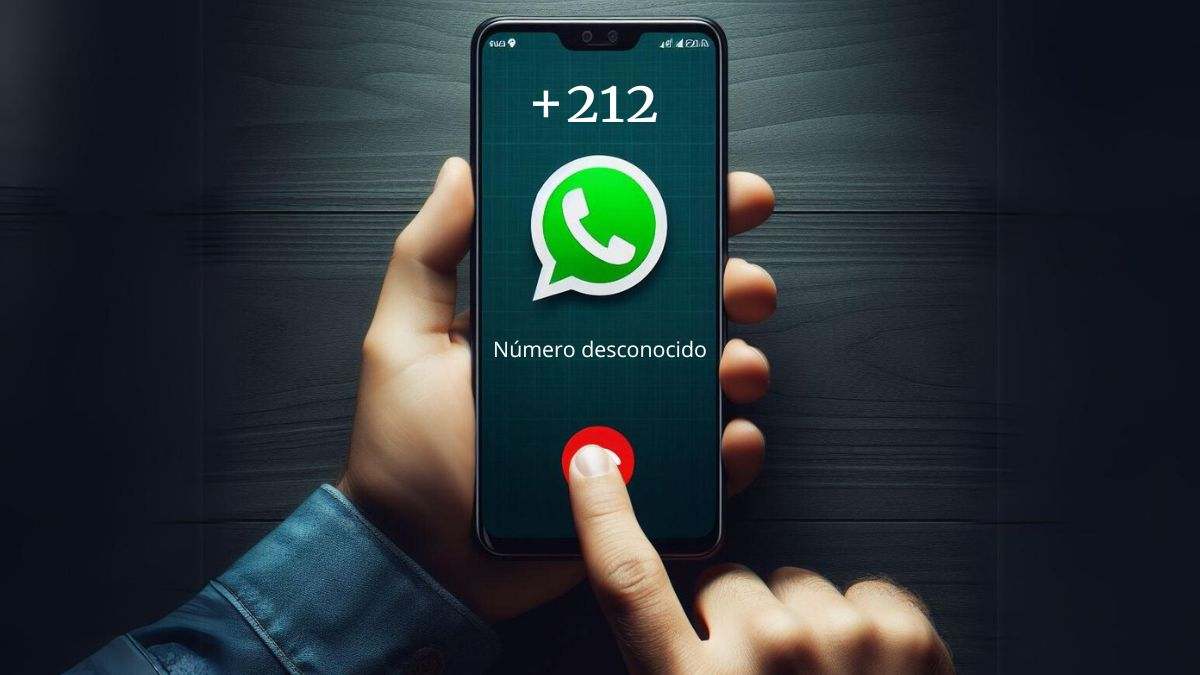 Número desconocido WhatsApp prefijo 212