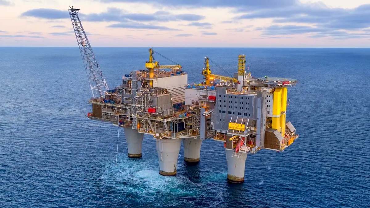 Yacimiento petróleo plataforma Troll Noruega crudo