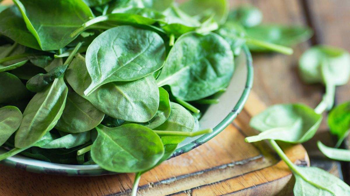 Las espinacas son una verdura excepcional y muy saludable