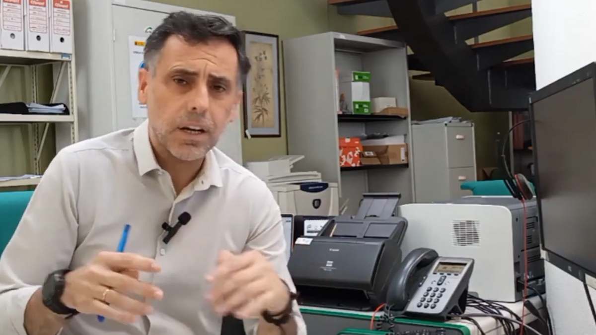 Captura del vídeo de YouTube de Alfonso Muñoz. 