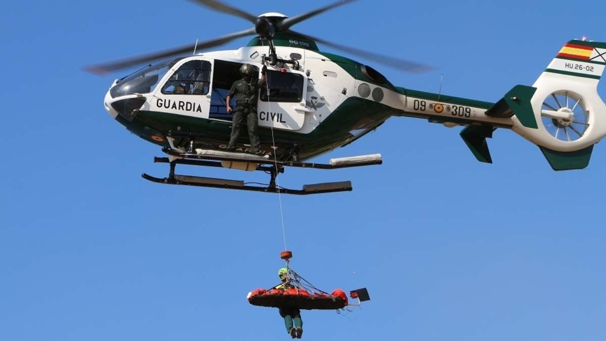 Helicóptero Guardia Civil.