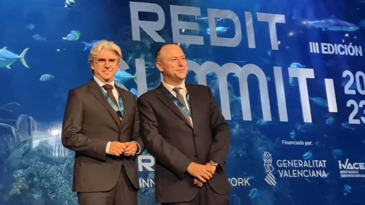 Felipe Carrasco y Fernando Saludes, presidente de Redit.