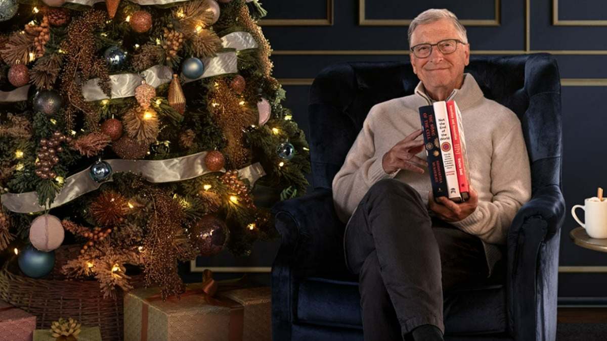 Estos son los tres libros que Bill Gates recomienda para esta Navidad
