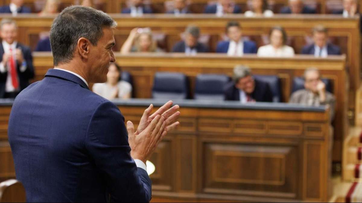 Pedro Sanchez en el Congreso de los Diputados. Europa Press