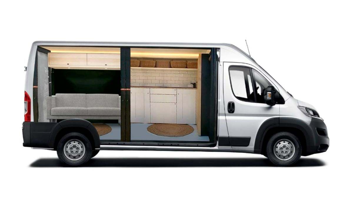 Camperización en una hora y sin homologación: así es el invento español que convierte a una furgoneta en una caravana por 15.990 euros