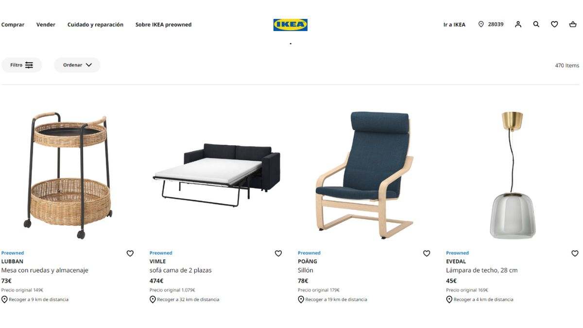 Ikea Preowned, muebles de segunda mano a mitad de precio