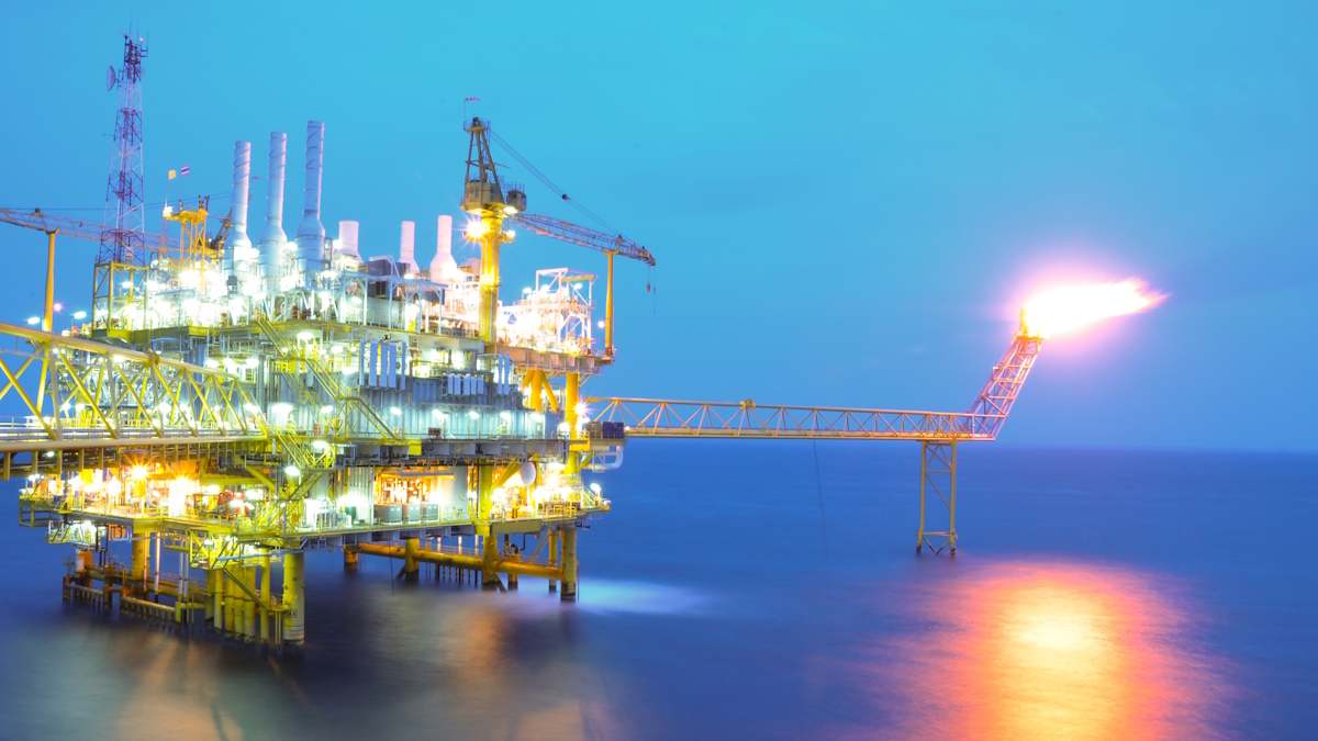 plataforma petróleo crudo materias primas