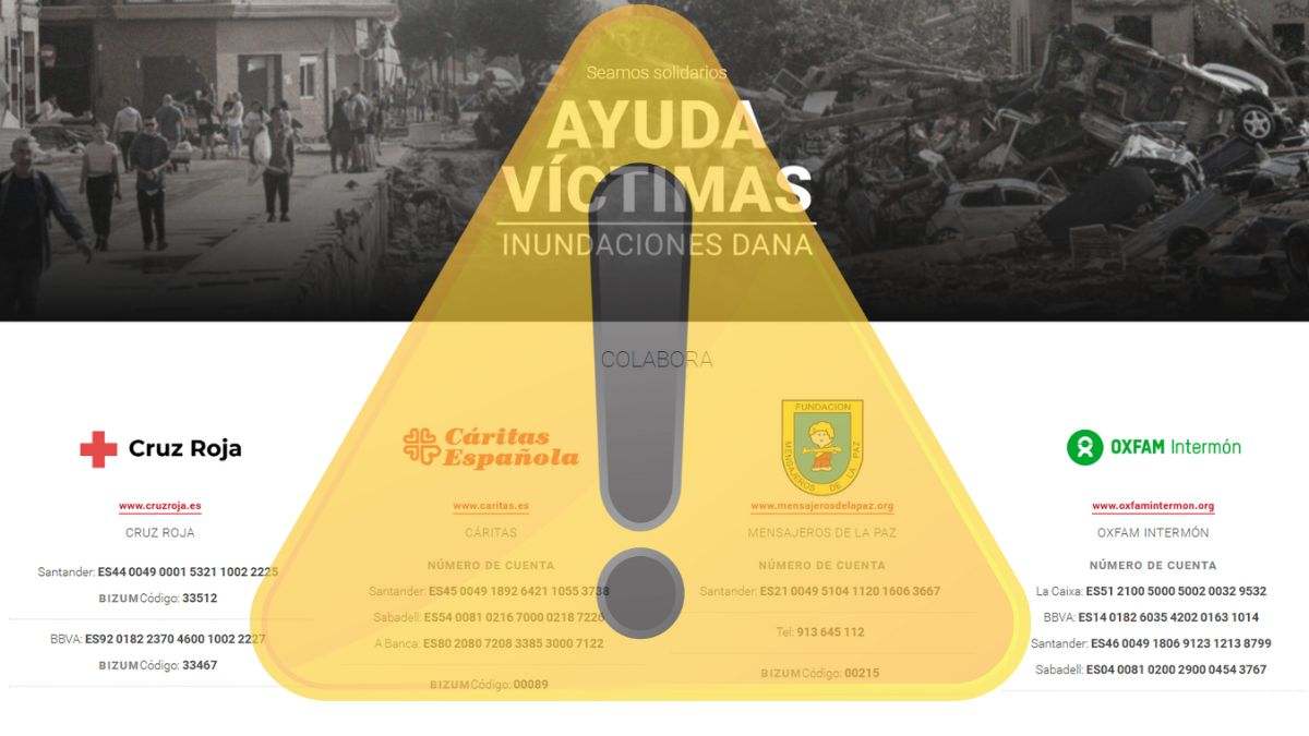 Que no te engañen, surgen los fraudes pidiendo ayuda para los afectados de la DANA: cómo detectarlos
