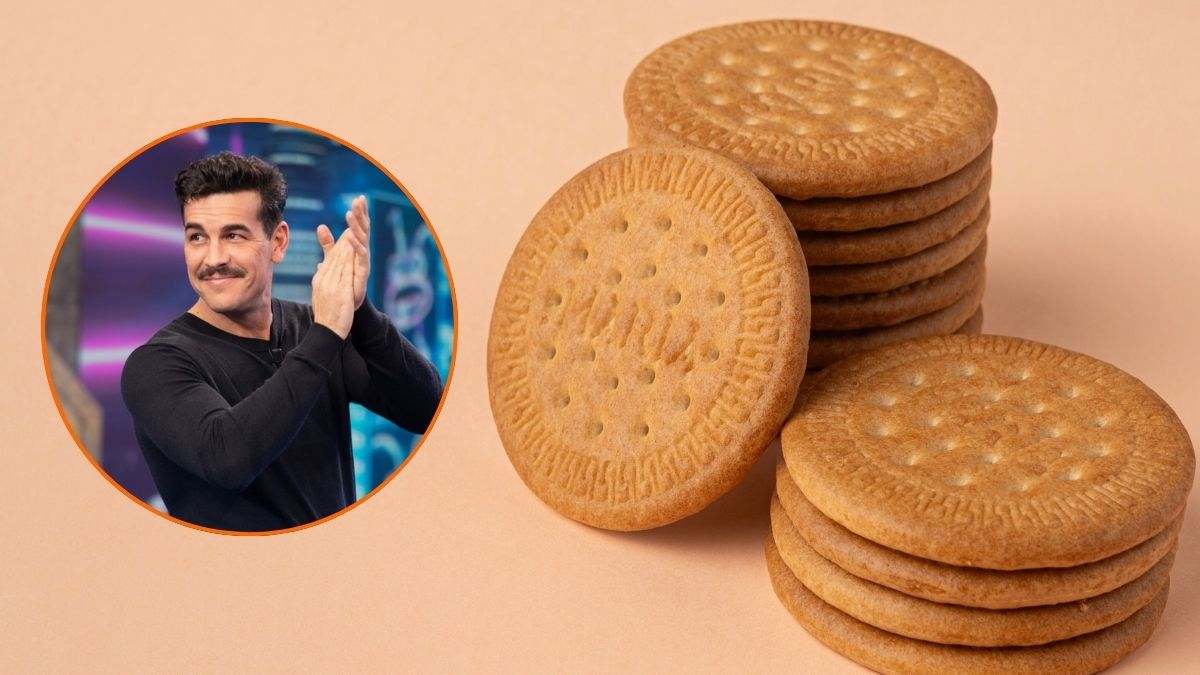 Mario Casas y galletas maría