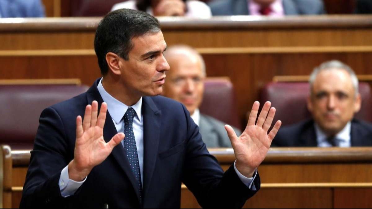 El presidente del Gobierno, Pedro Sánchez