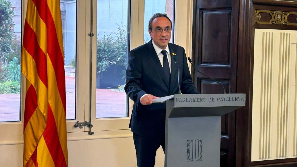 Josep Rull, presidente del Parlament.