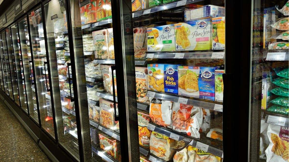 Varios alimentos de un supermercado
