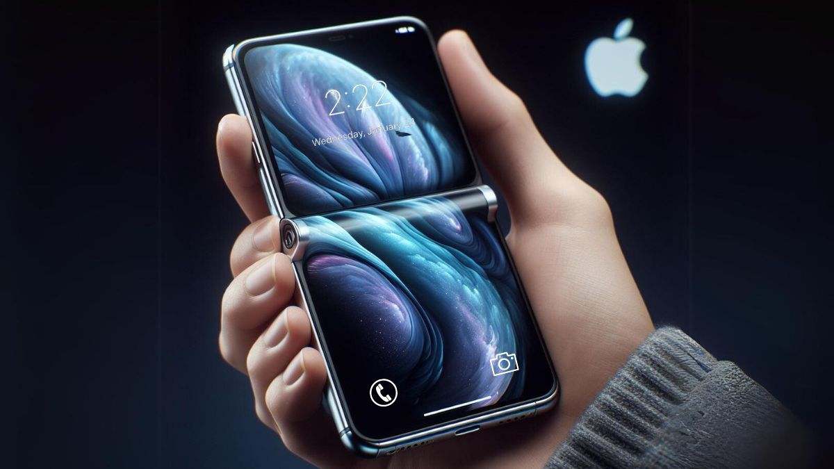 Concepto de iPhone plegable