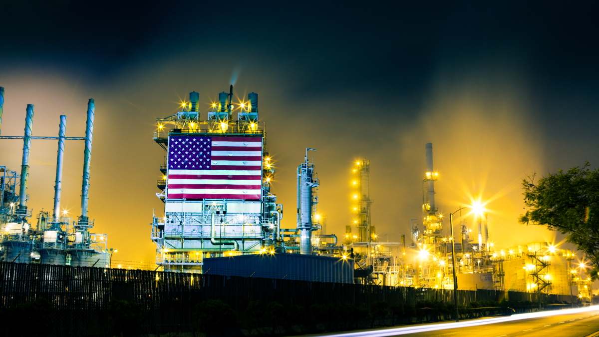 EEUU refinería petróleo crudo materias primas