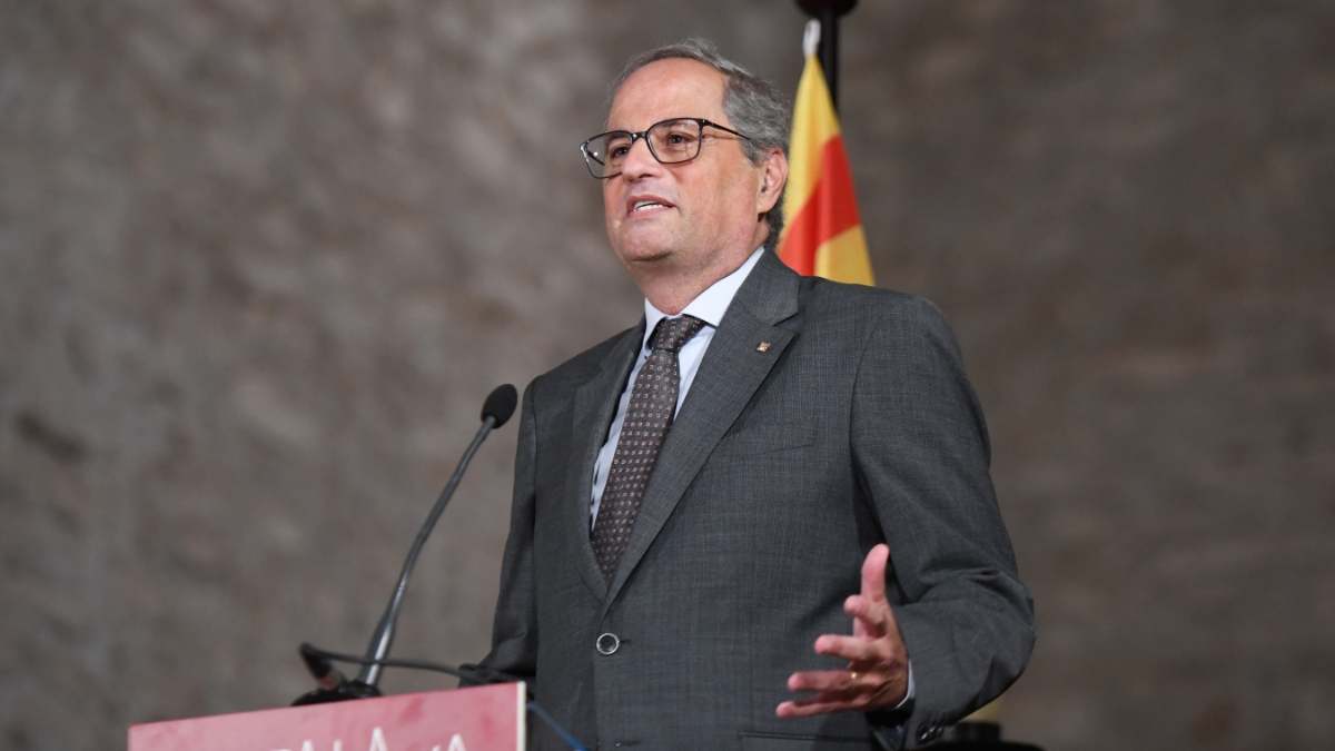 Quim Torra. Foto: Glòria Sánchez / EP.