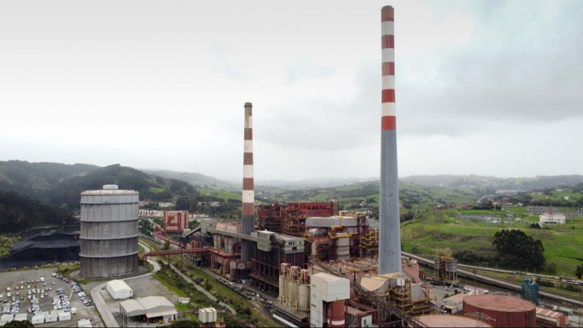 La central térmica de Aboño