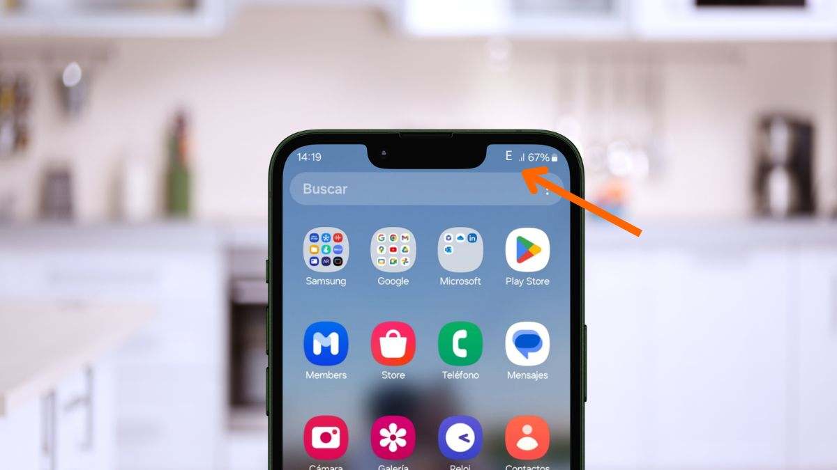¿Qué significa la letra E que aparece en tu teléfono móvil?