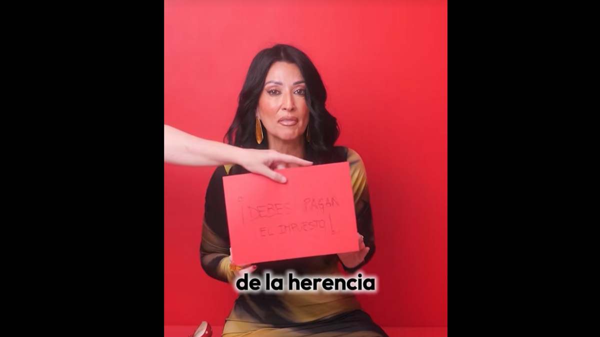 Captura del vídeo de TikTok de Cristina Buendía.