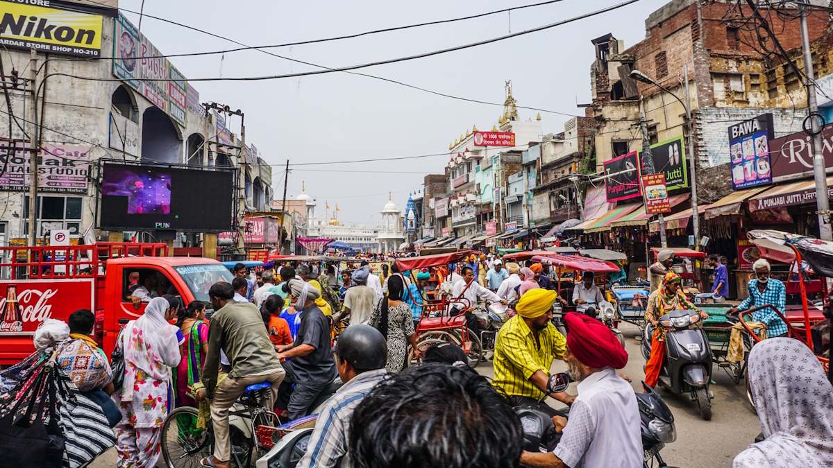 India economía calle PIB